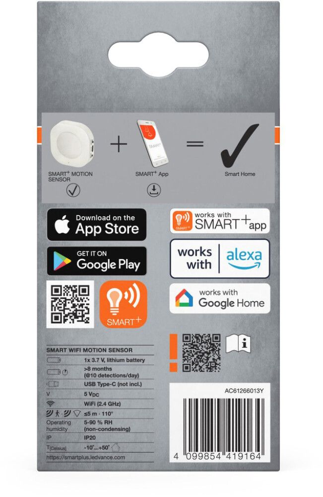 Hreyfiskynjari Smart+ WiFi