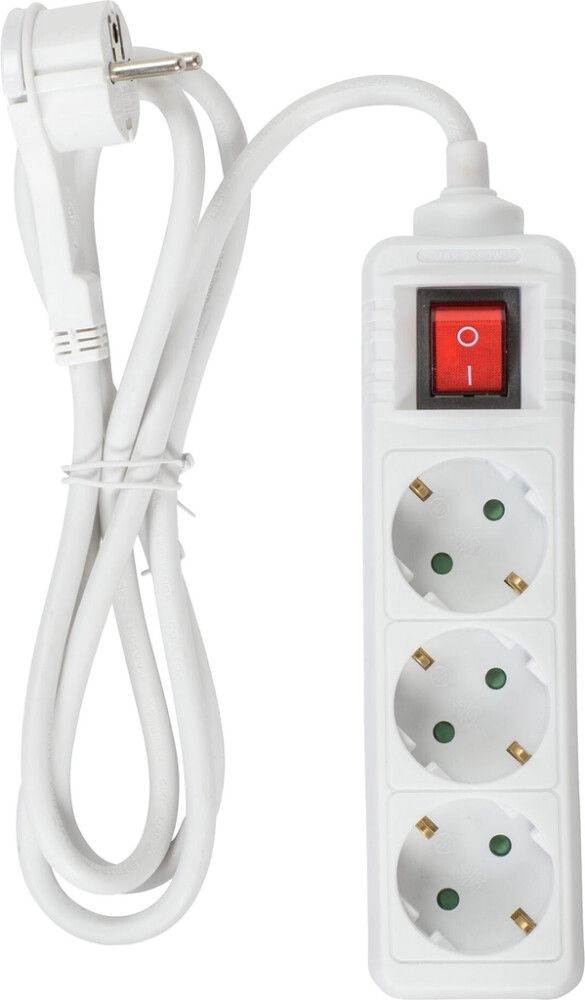 Fjöltengi með rofa 3F 1,4m Airam