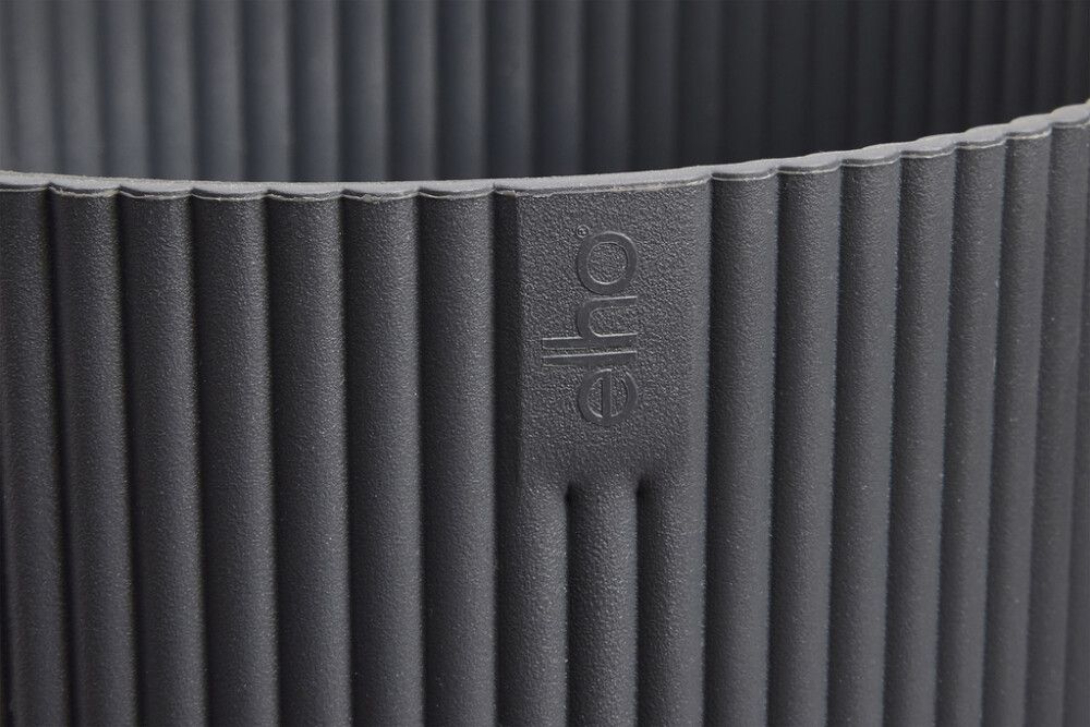 Blómapottur Vibes Fold Round Ø18cm svartur Elho