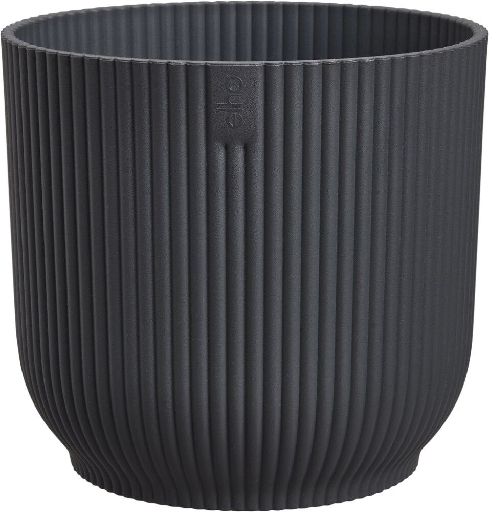 Blómapottur Vibes Fold Round Ø25cm svartur Elho