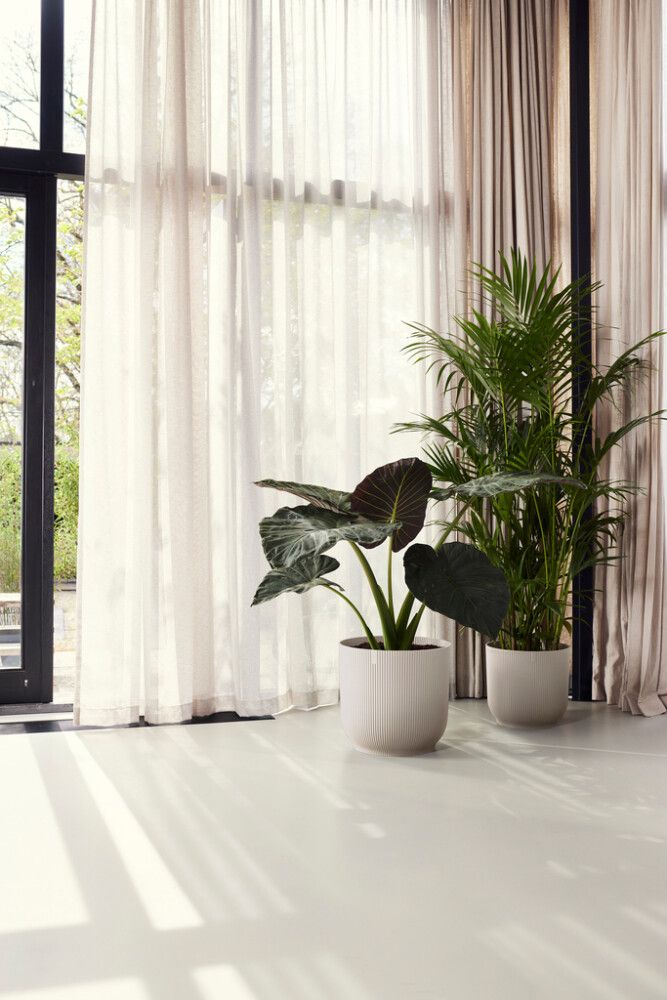 Blómapottur Vibes Fold Round Ø39cm hvítur Elho