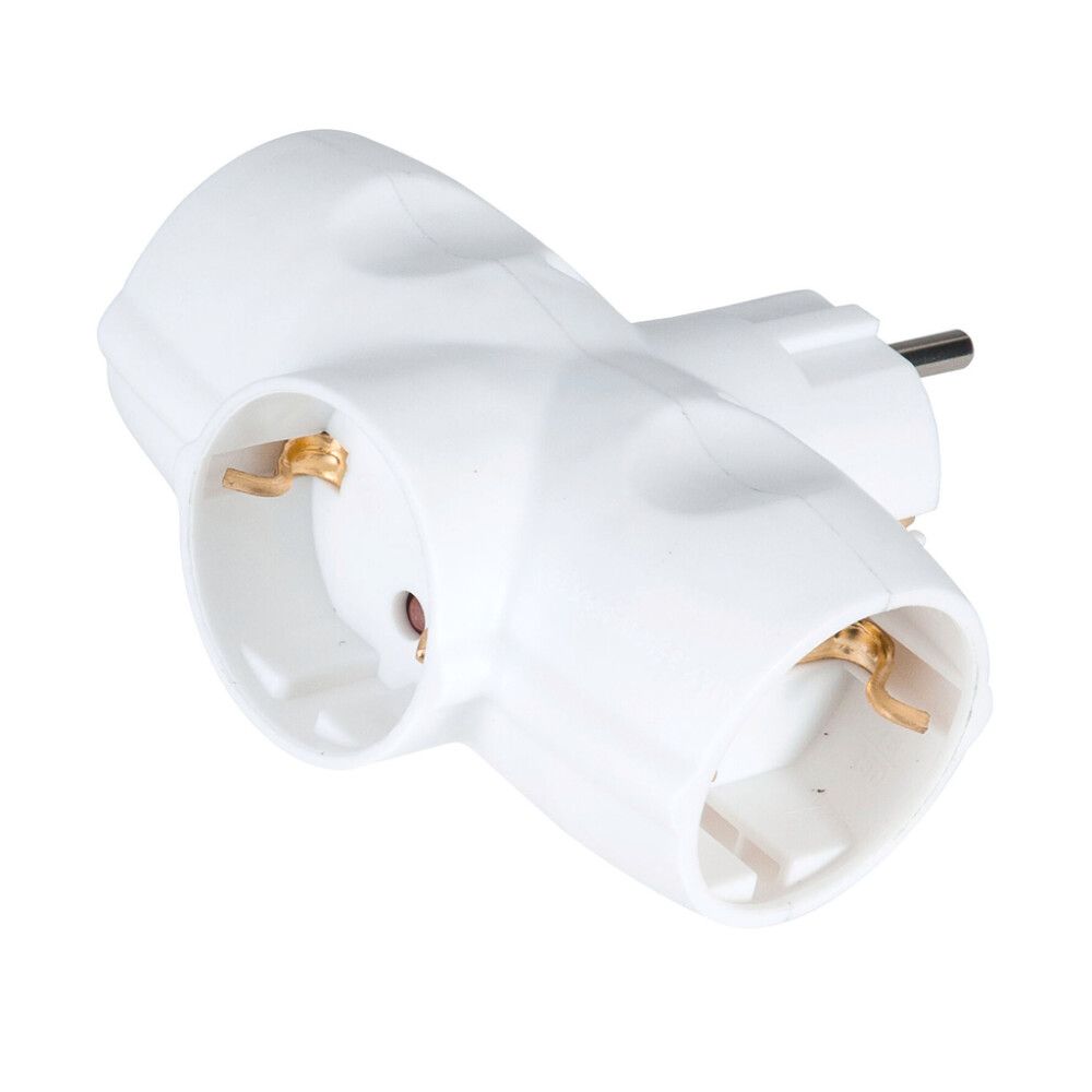 Fjöltengill 3 tengi Airam hvítur