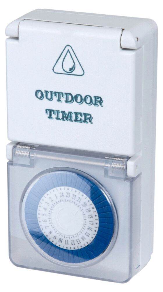 Tengill með tímastilli 24 klst IP44 Airam