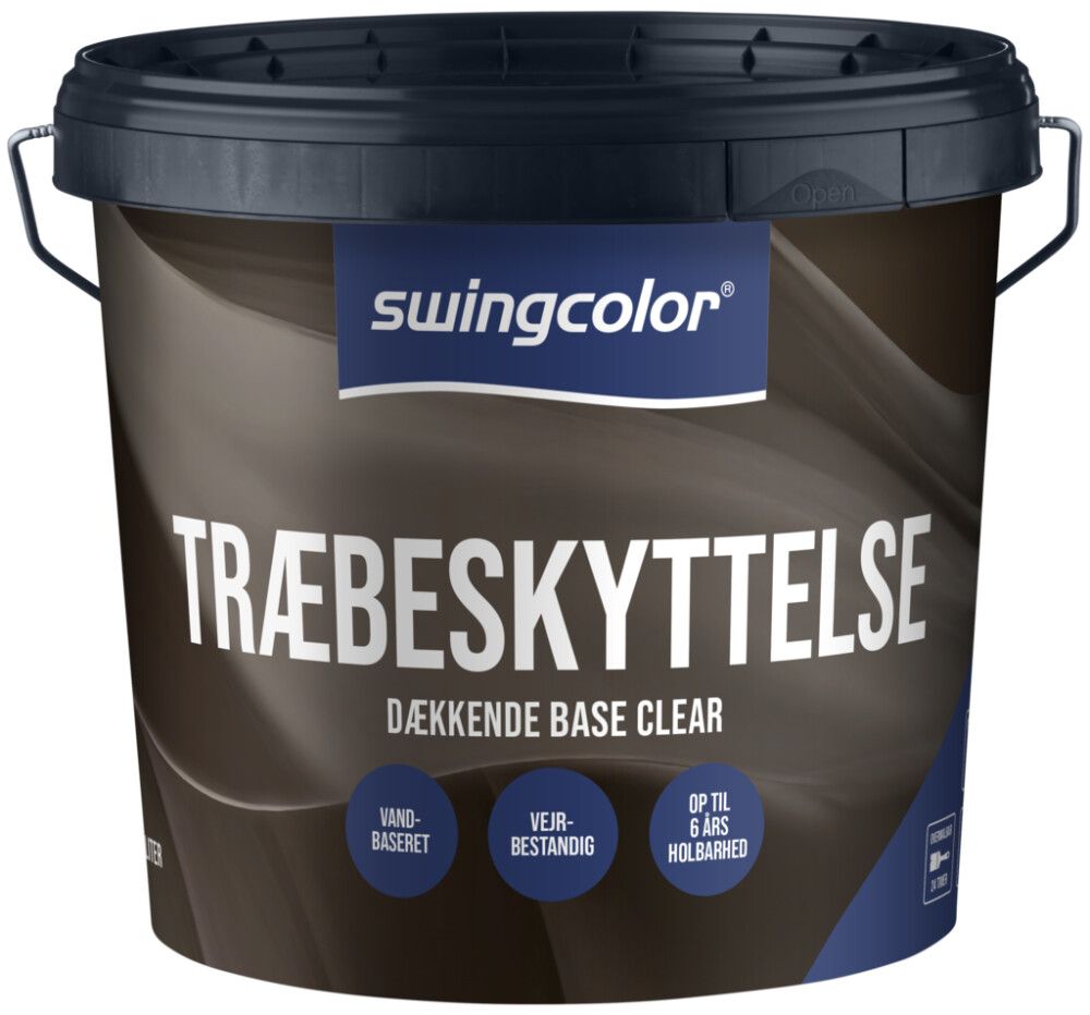 Viðarvörn þekjandi glær grunnur 5L Swingcolor