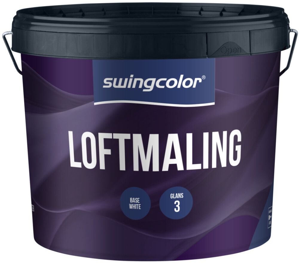 Loftmálning hvítur grunnur 9L Swingcolor