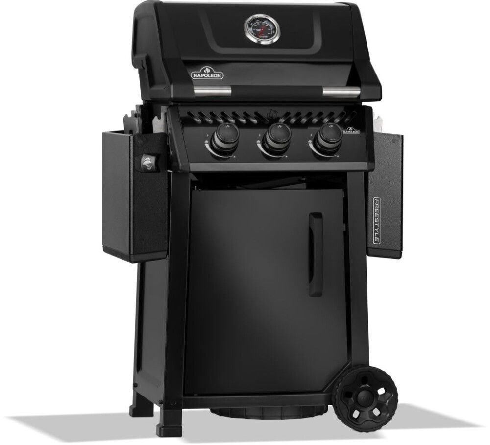 Gasgrill Freestyle 365 Napoleon 3 brennarar Svart
