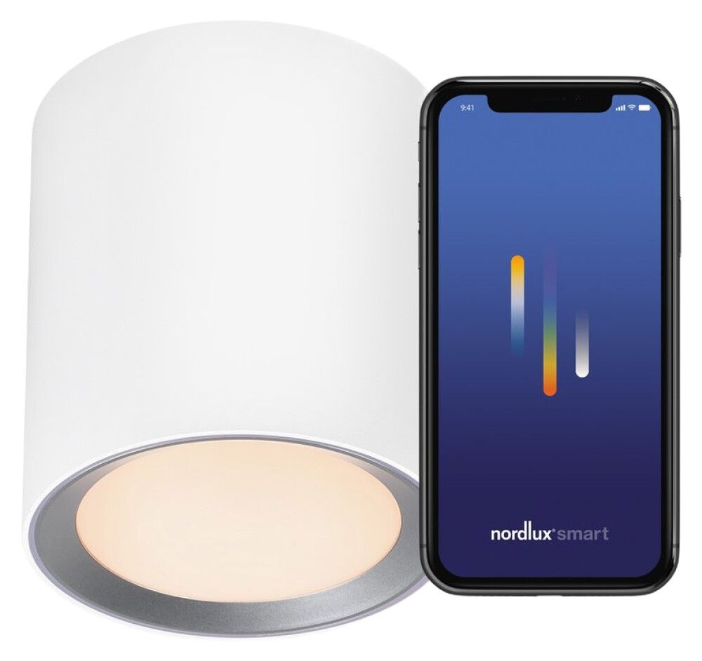 Loftljós Landon Smart 2700-6500K hvítt 14cm