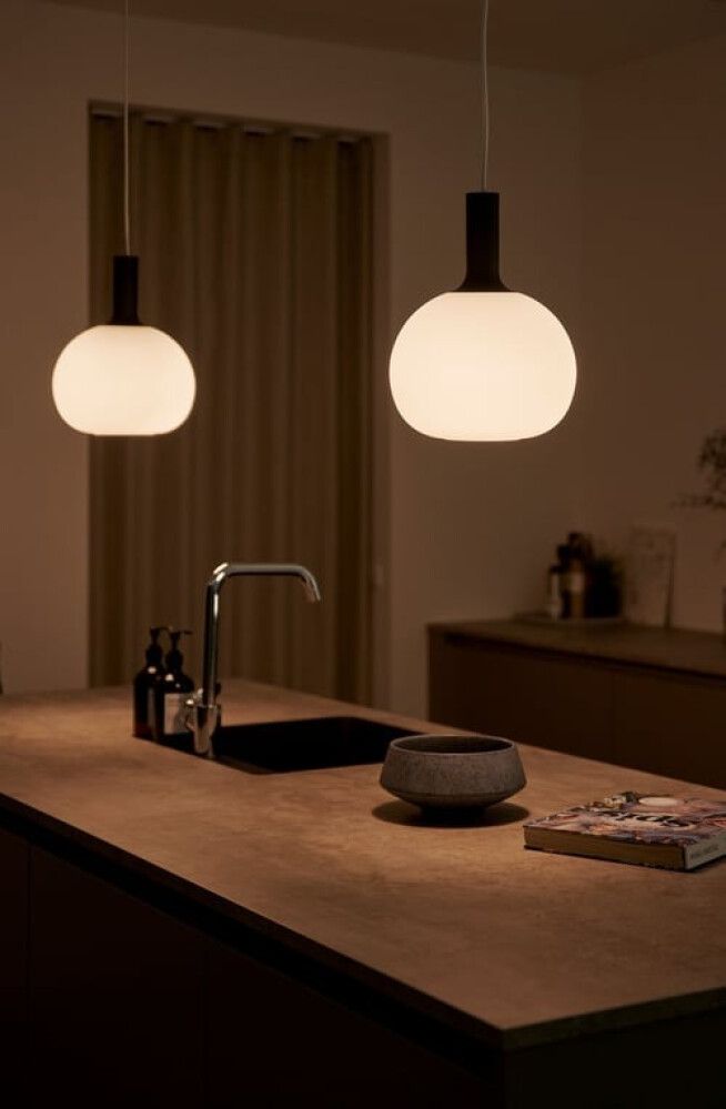 Snjallpera LED E27 Reykt filament 1800K Nordlux 4,7W Ø64mm