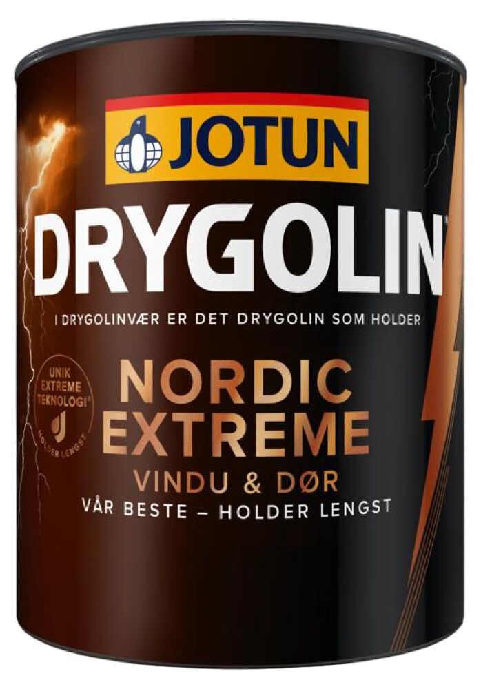 Viðarvörn glugga/hurð 680ml Jotun Drygolin hvít