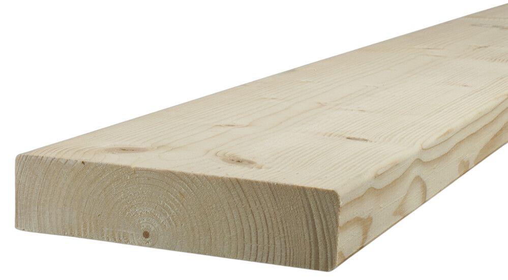 Burðarviður C18 45x195 mm 4,8 m Bergsten Timber