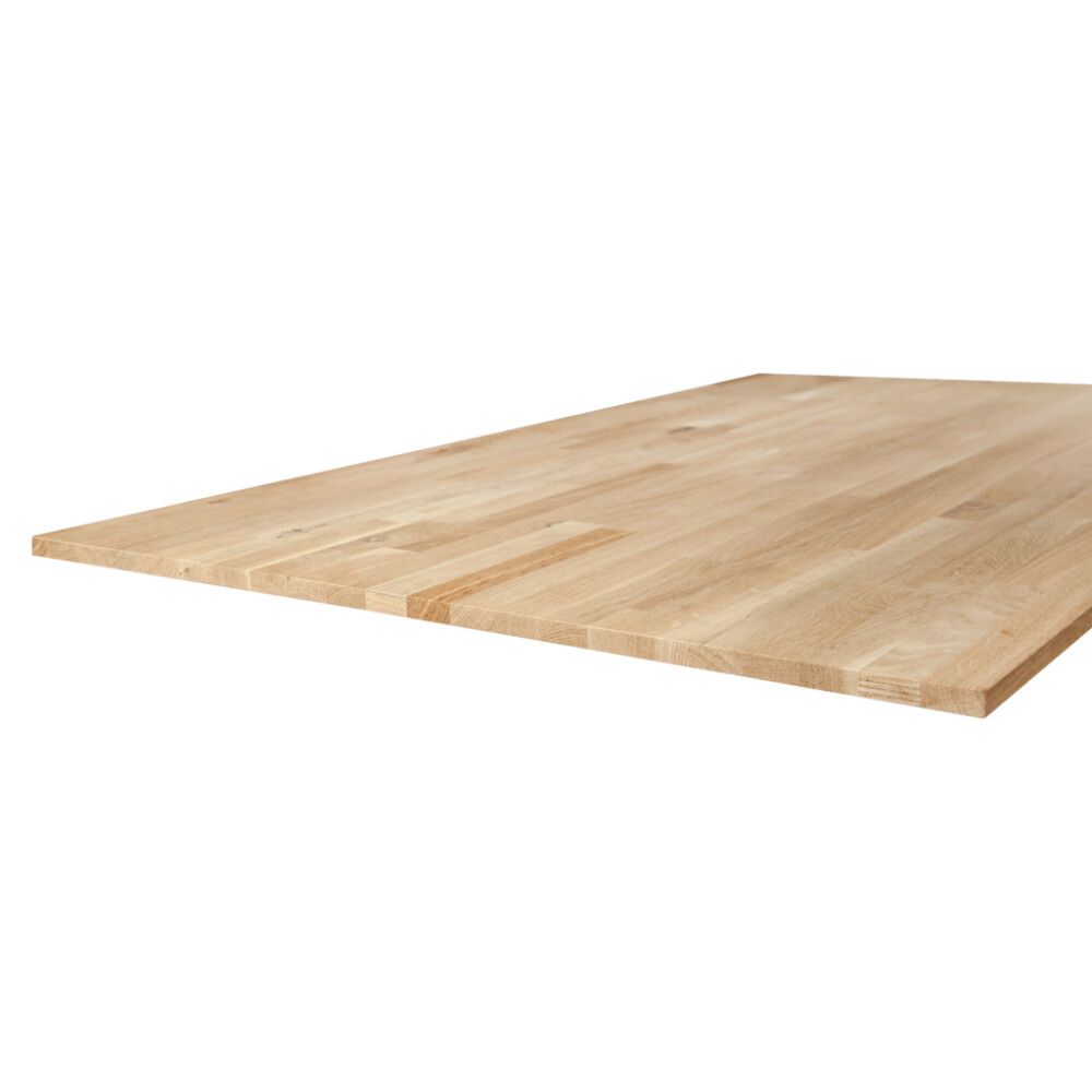 Borðplata límtré eik 1200x600x12,5mm