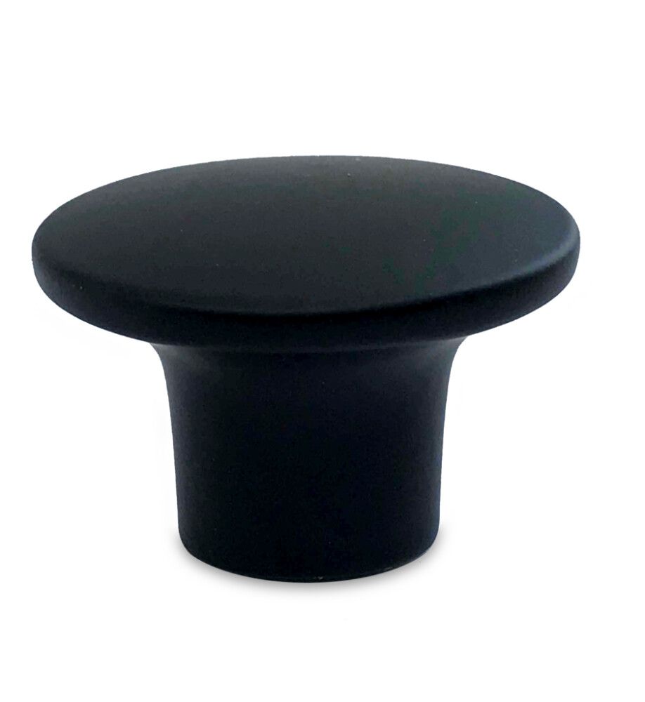 Hnúður Ø37 mm Jasa matt svartur