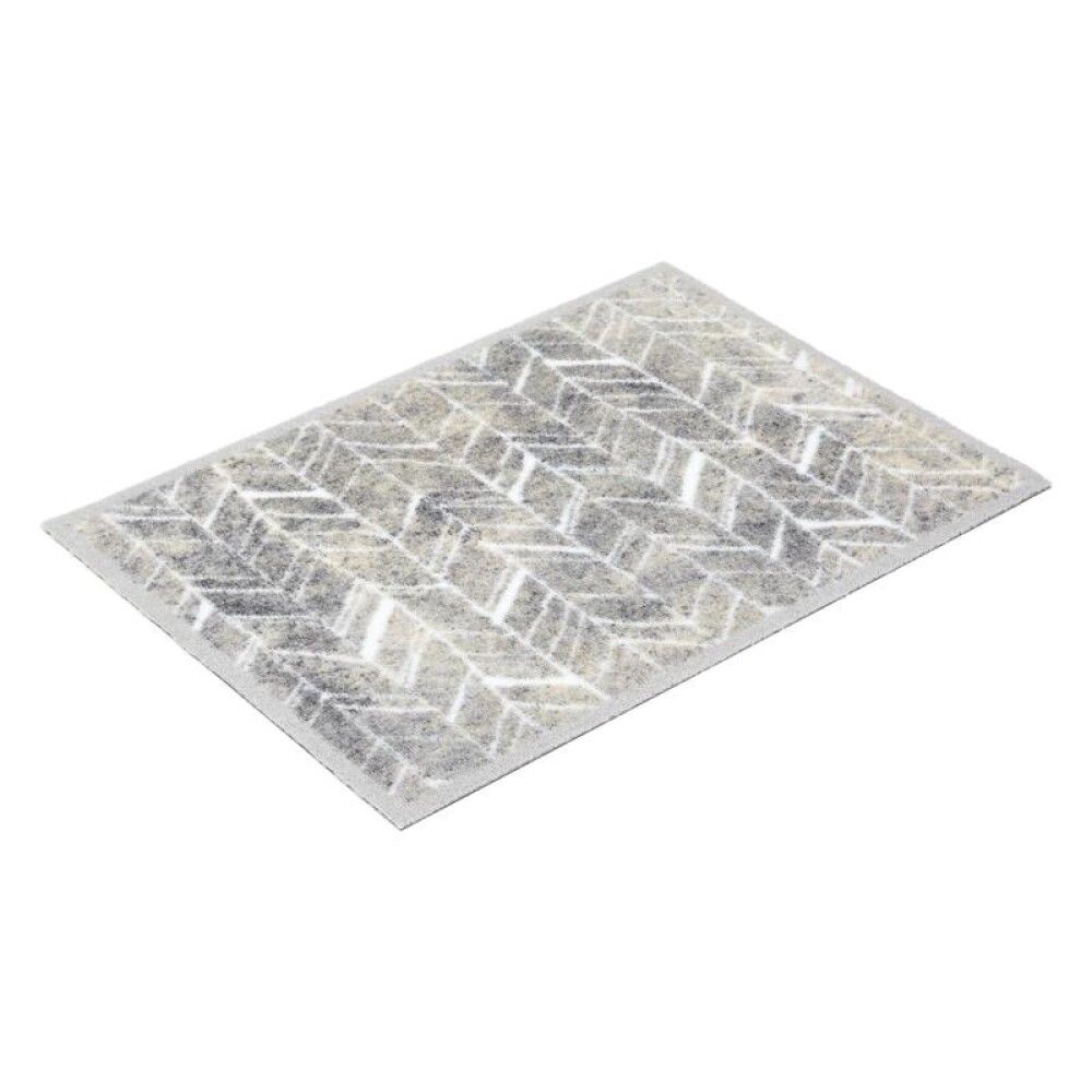 Útidyramotta 50x150 cm Miabella grá fiskbeina