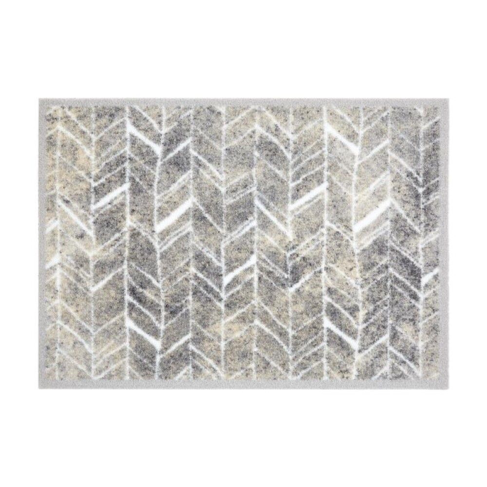 Útidyramotta 50x150 cm Miabella grá fiskbeina