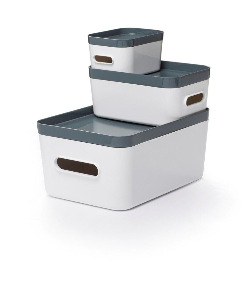 Plastkassi 5,3L SmartStore Compact M hvítur