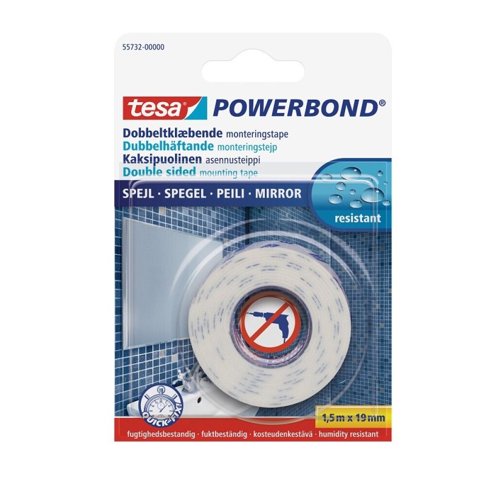 Speglalímband Tesa Powerbond votrými 1,5m