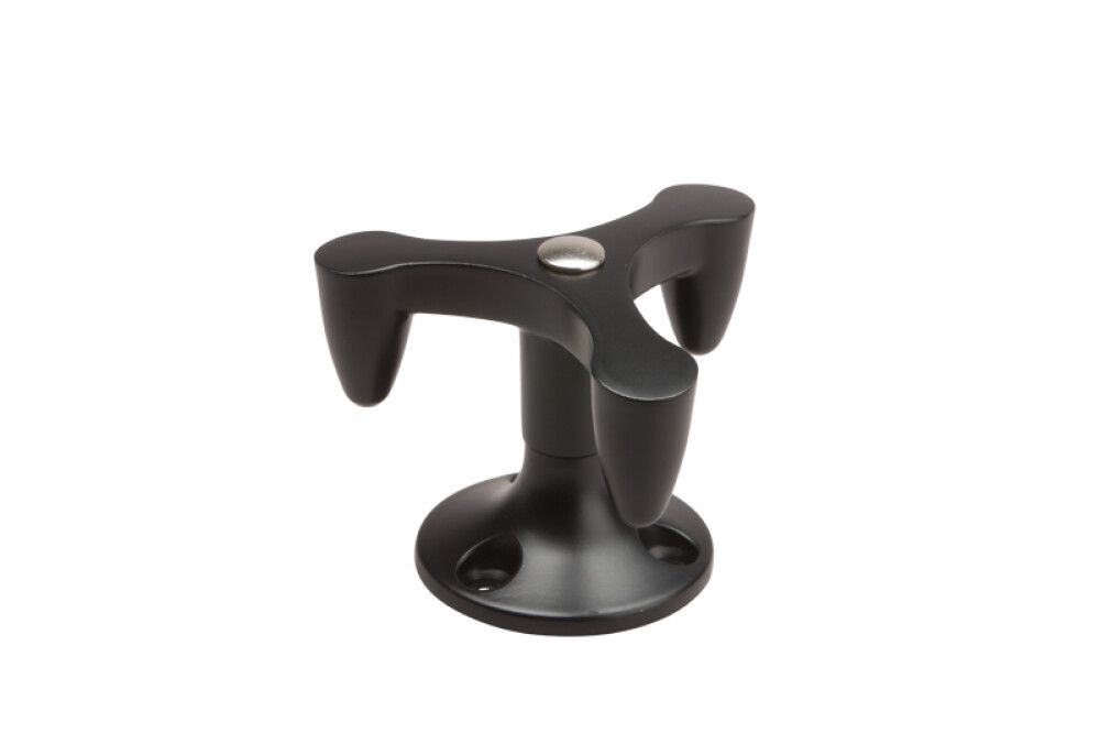 Fatahengi 3 snagar Ø36,5x43mm matt svart