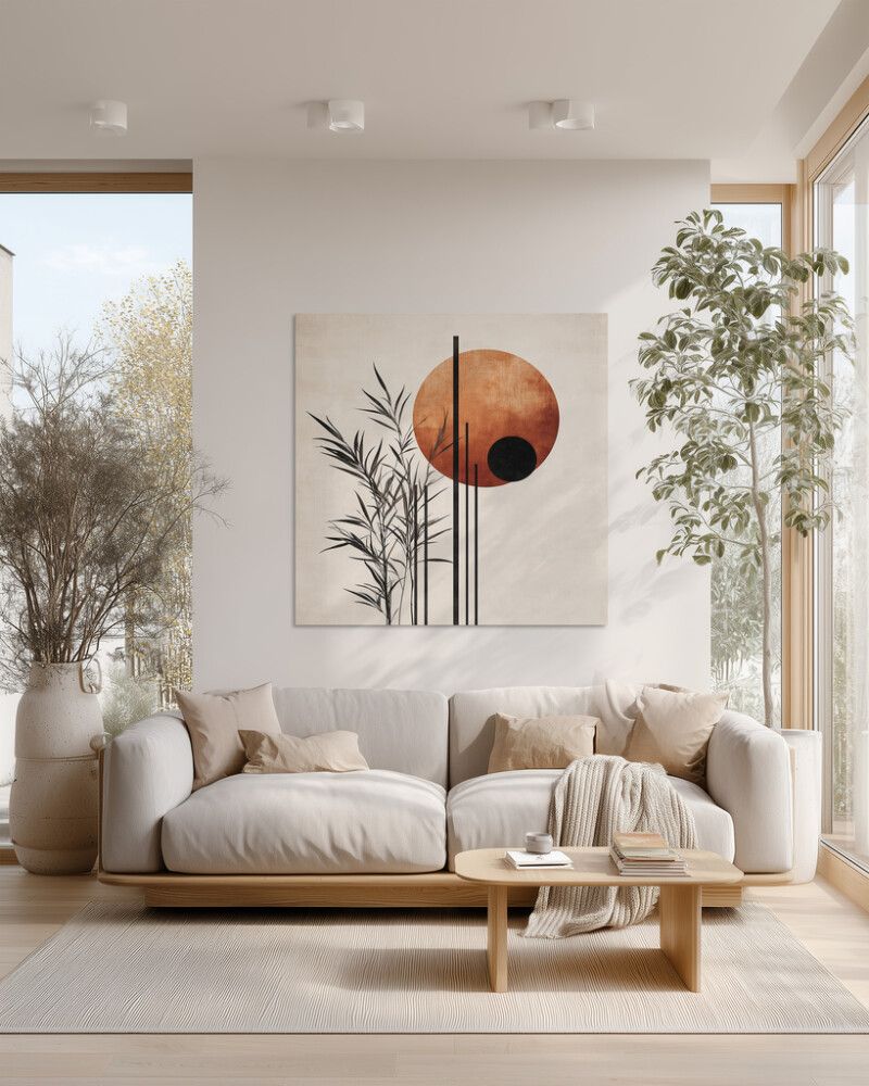 Hljóðvistarmynd abstrakt 1220x1220x20 mm InEx