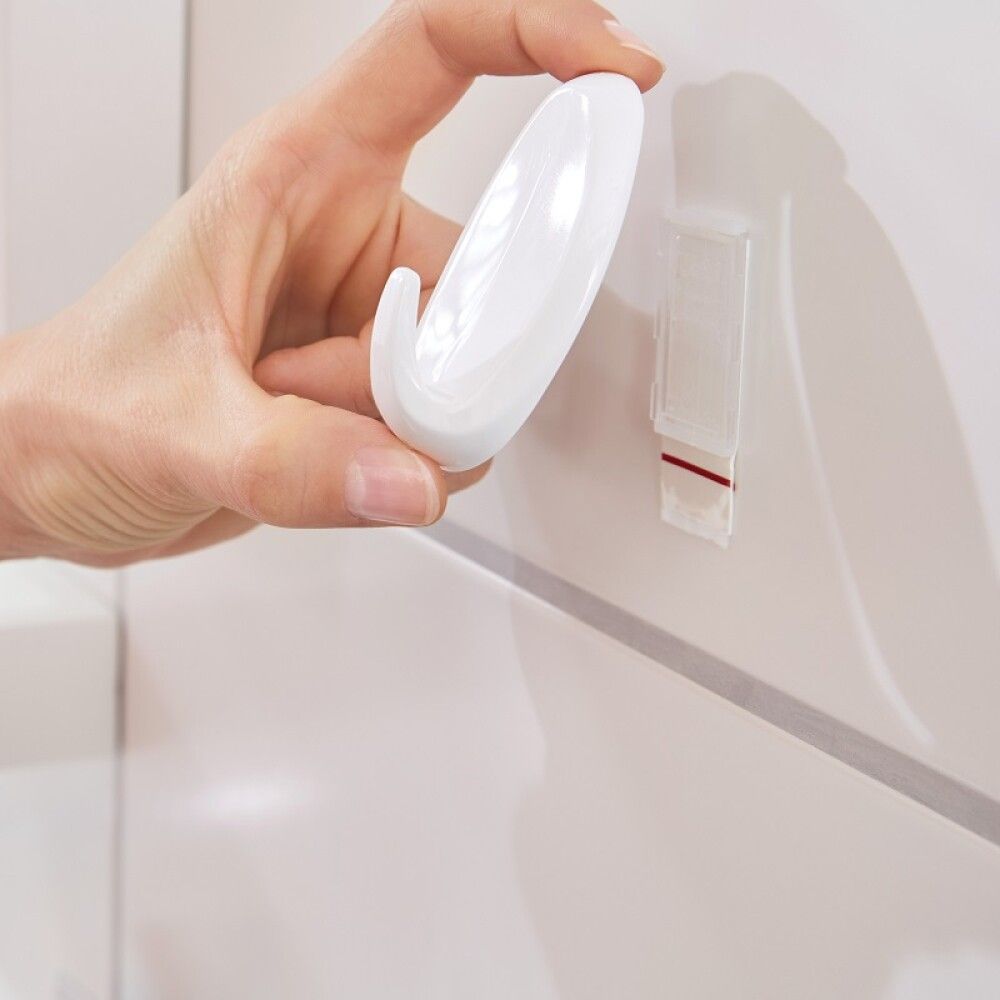 Krókur Tesa powerstrips límdur 2stk