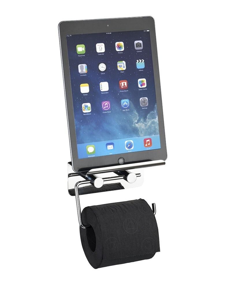 Salernisrúlluhaldari með hillu Wenko