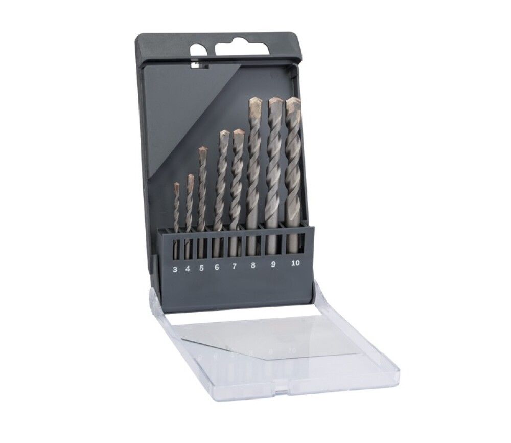 Steinborasett Ø3-10 mm 8 stk Craftomat