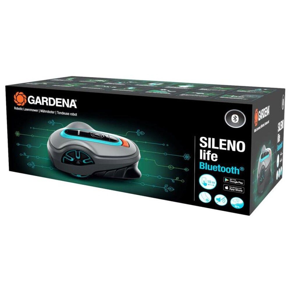 Slátturóbot 700 m² Gardena Sileno Life Bluetooth