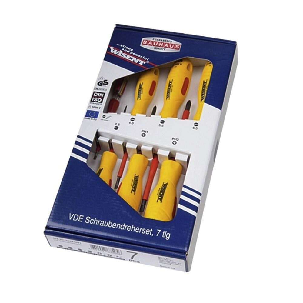 Skrúfjárnasett VDE 7stk Wisent