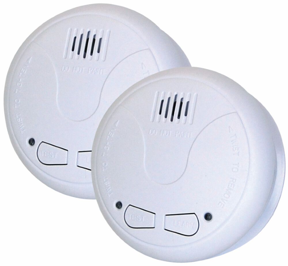 Reykskynjarar 9V 2 stk rafhlaða fylgir