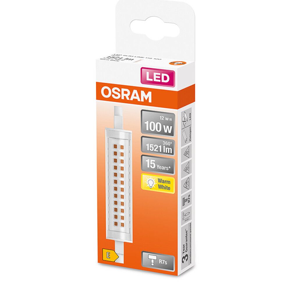 Ljósapera LED R7s 2700K Osram 11W Ø2 mm