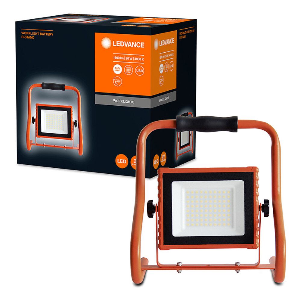 Kastari LED 20W rafhlöðu 