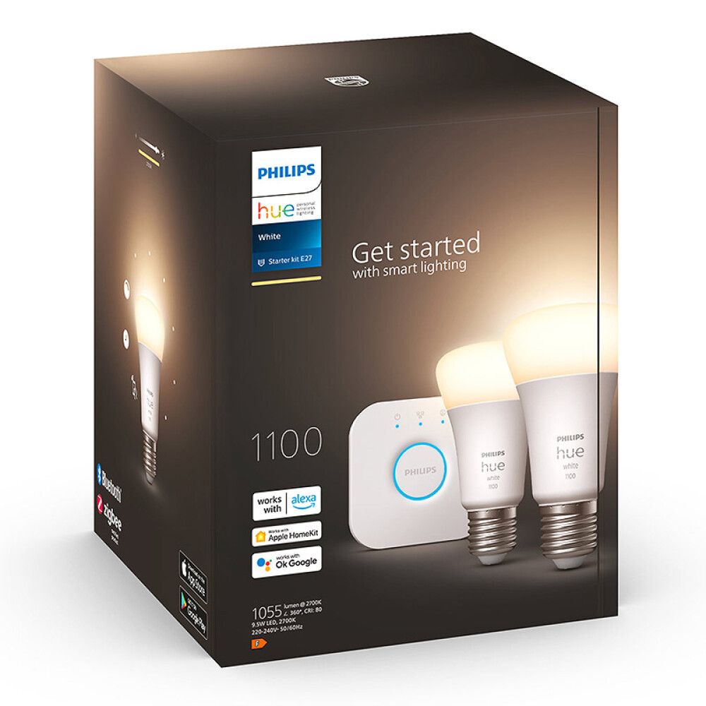 Startsett W 2xE27 með brú og rofa Philips Hue