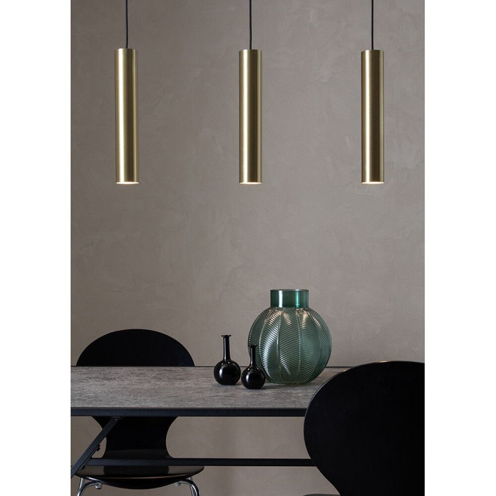 Hangandi ljós 3xGU10 Ruben 82 cm messing