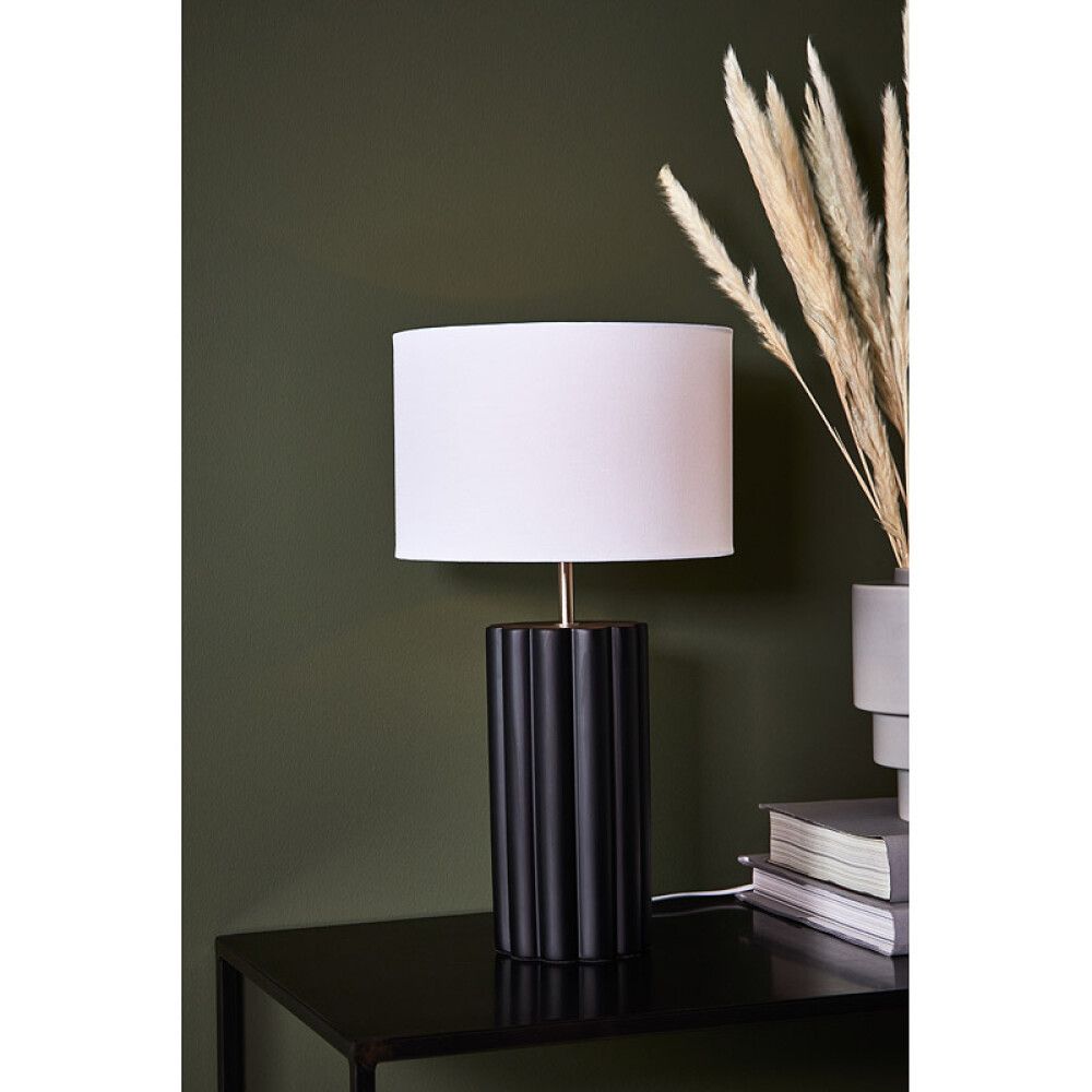 Borðlampi E14 Column 24x44 cm svartur