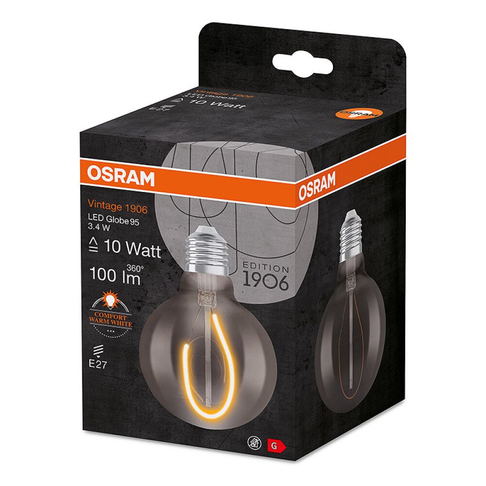 Skrautpera LED E27Osram 34W