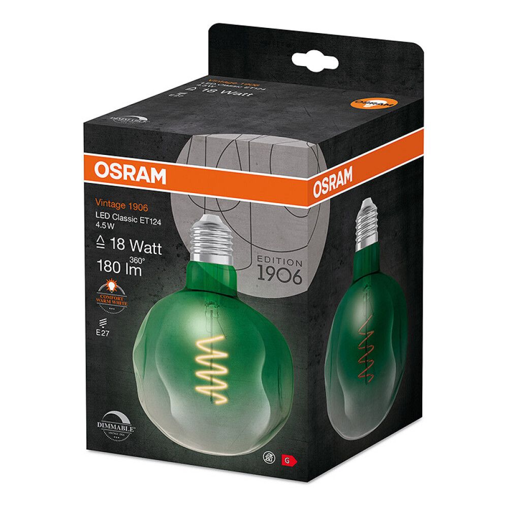 Skrautpera LED E27 Osram 4,5W