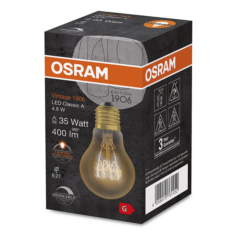 Skrautpera LED E27 Osram 1906 48,W