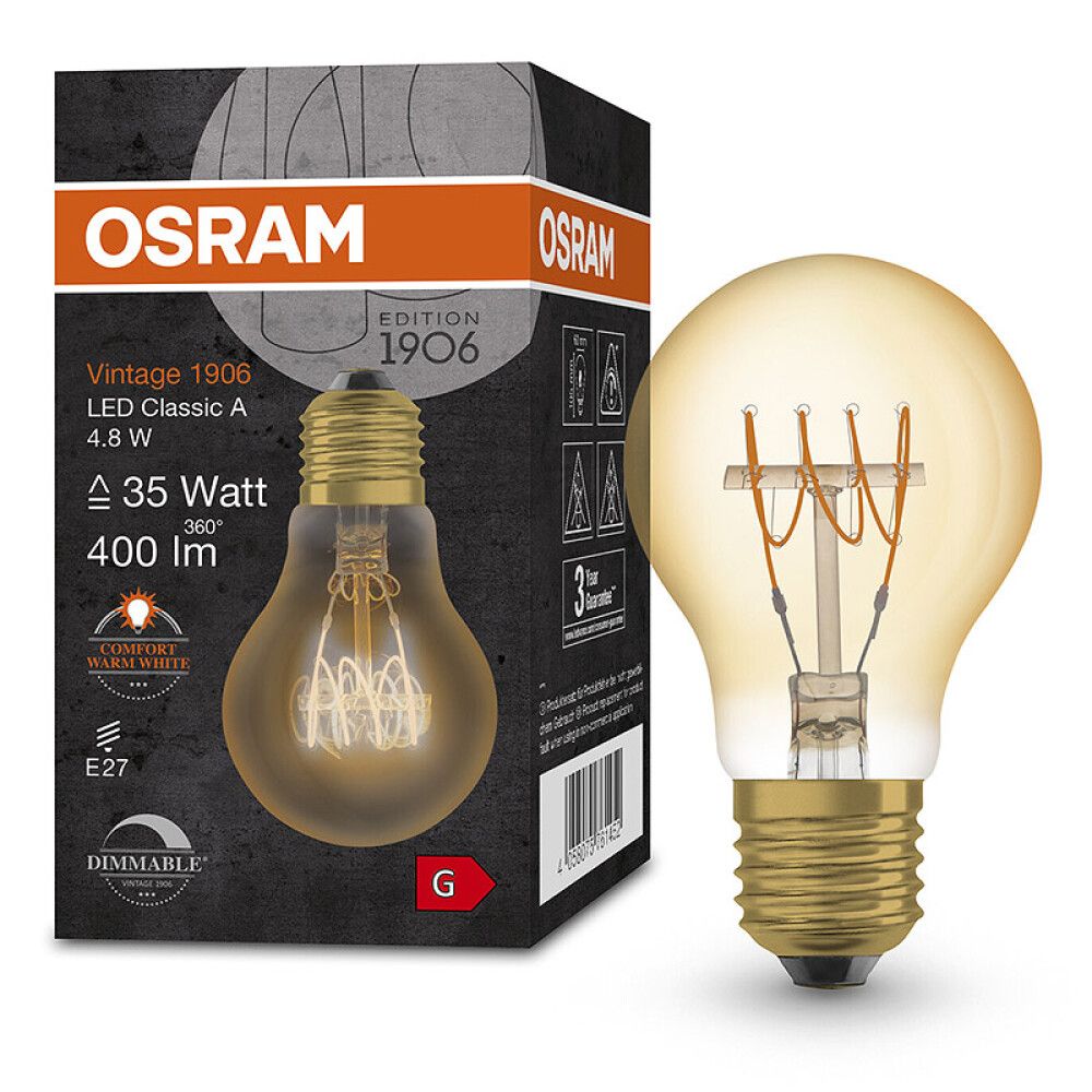 Skrautpera LED E27 Osram 1906 48,W
