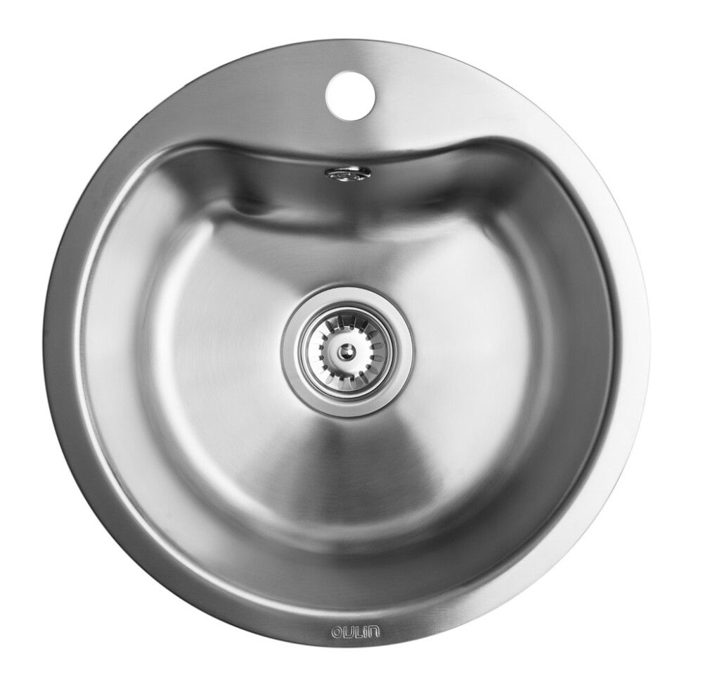 Stálvaskur einfaldur Ø435 mm Oulin