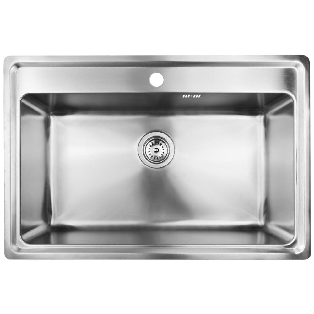 Stálvaskur einfaldur 760x506 mm Oulin