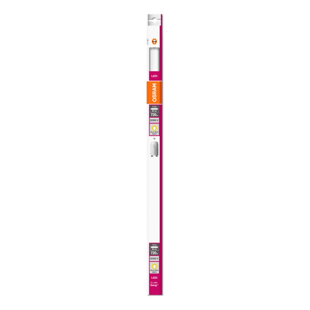 Ljósapera LED G13 3000K Osram 7,6W 60 cm