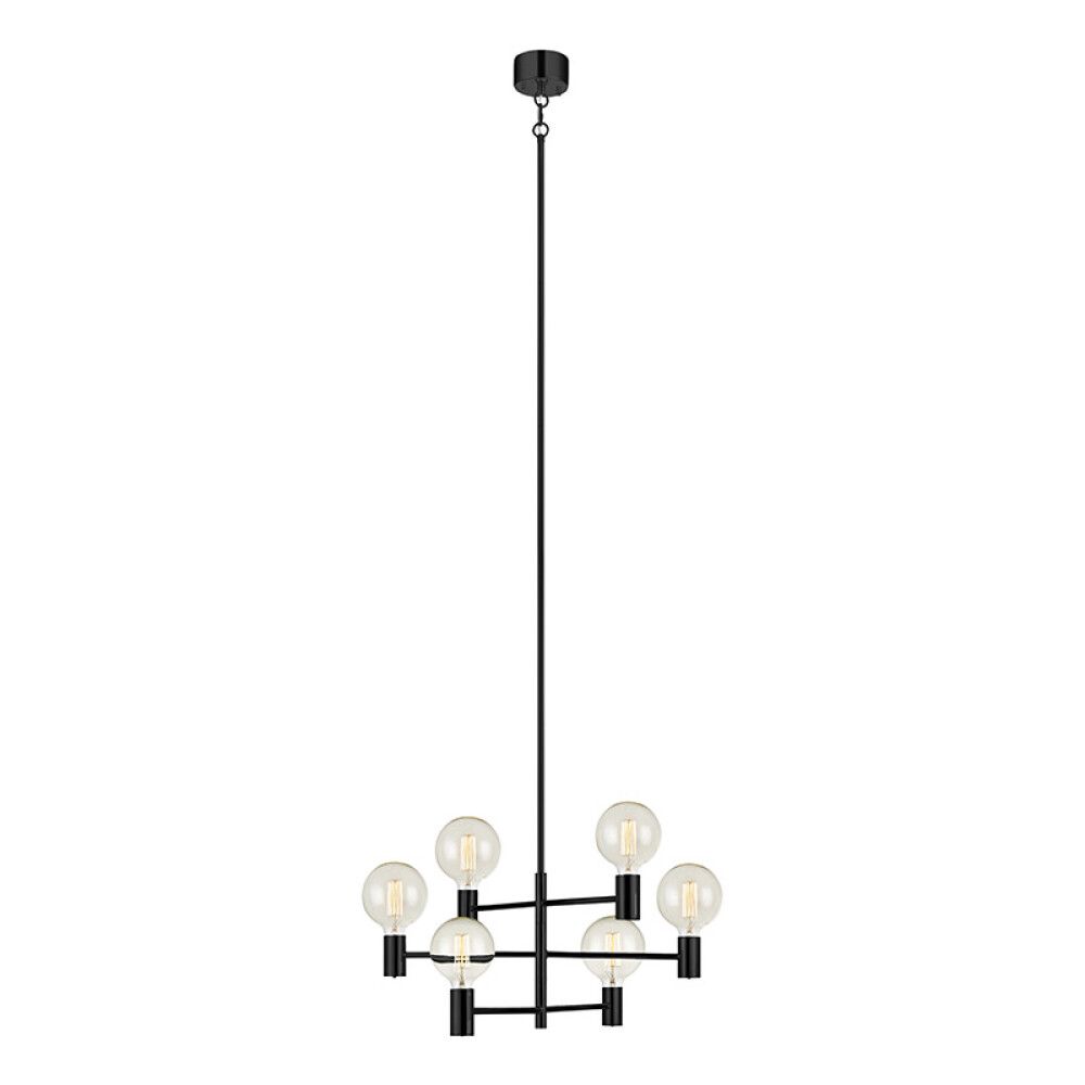 Hangandi ljós 6xE27 Capital 166x62,5 cm