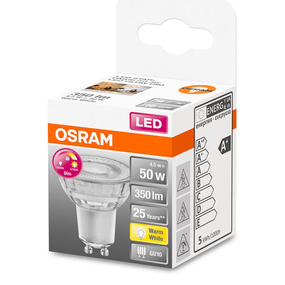 Kastarapera LED  2700K Osram 4,6W 