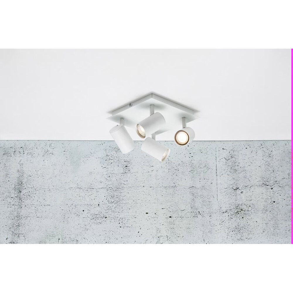 Kastarar GU10 Frida hvítir 23x23 cm