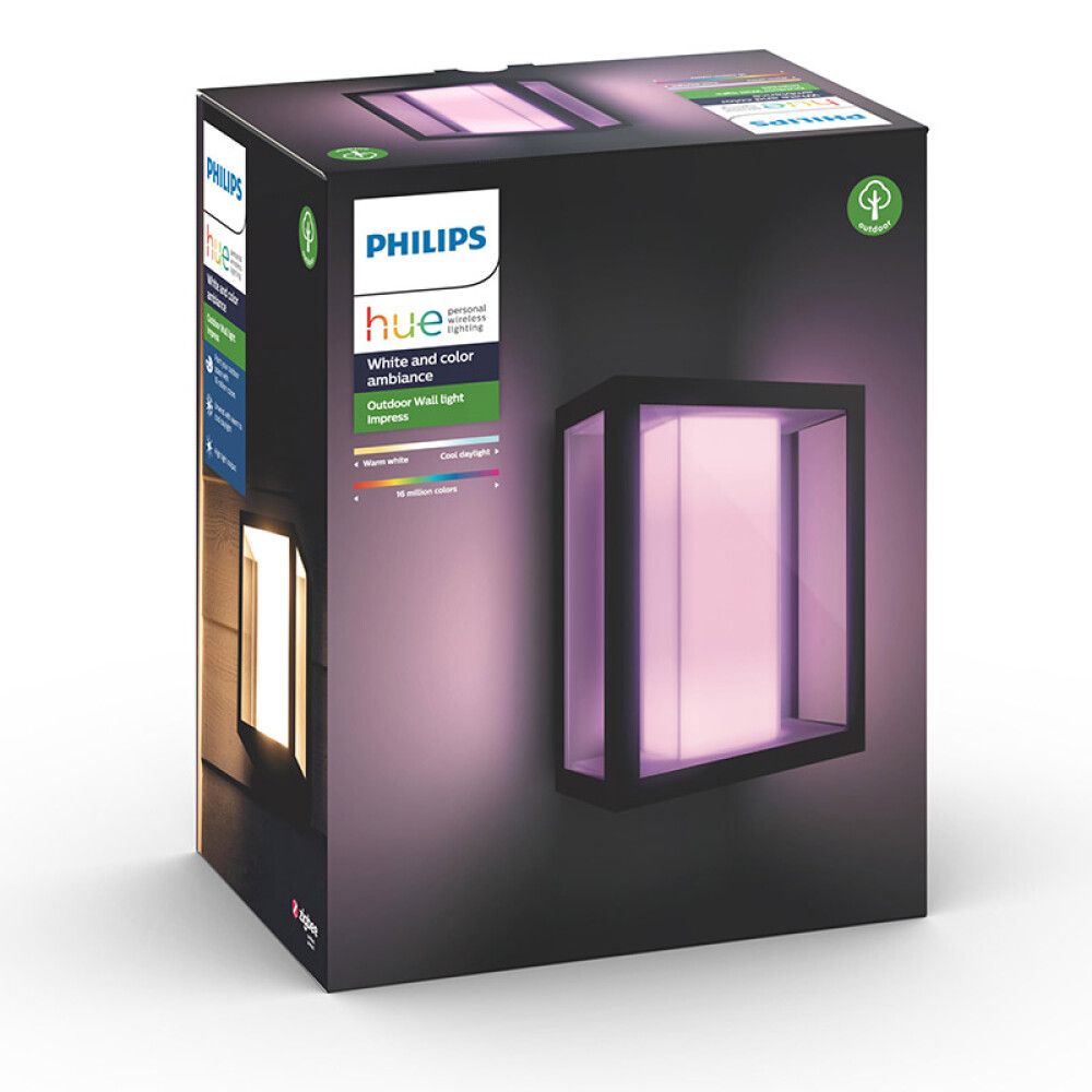 Veggljós LED Impress 8W Philips Hue 19 cm