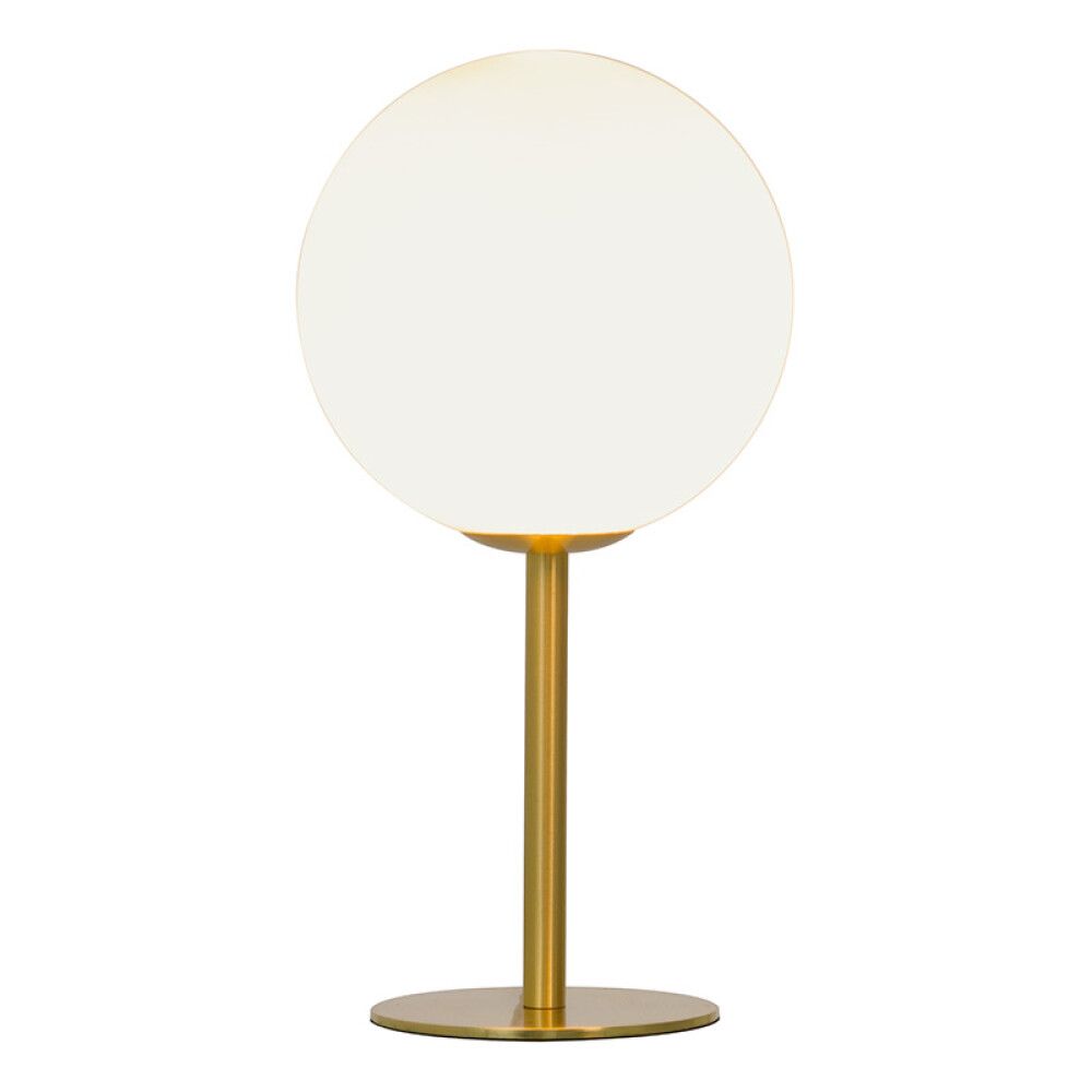 Borðlampi G9 Molekyl 25W 27cm Aneta messing/hvítur