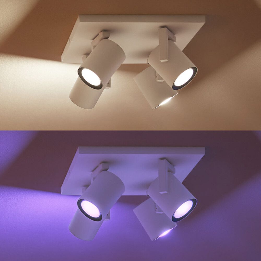 Kastarar 4xGU10 Argenta Philips Hue