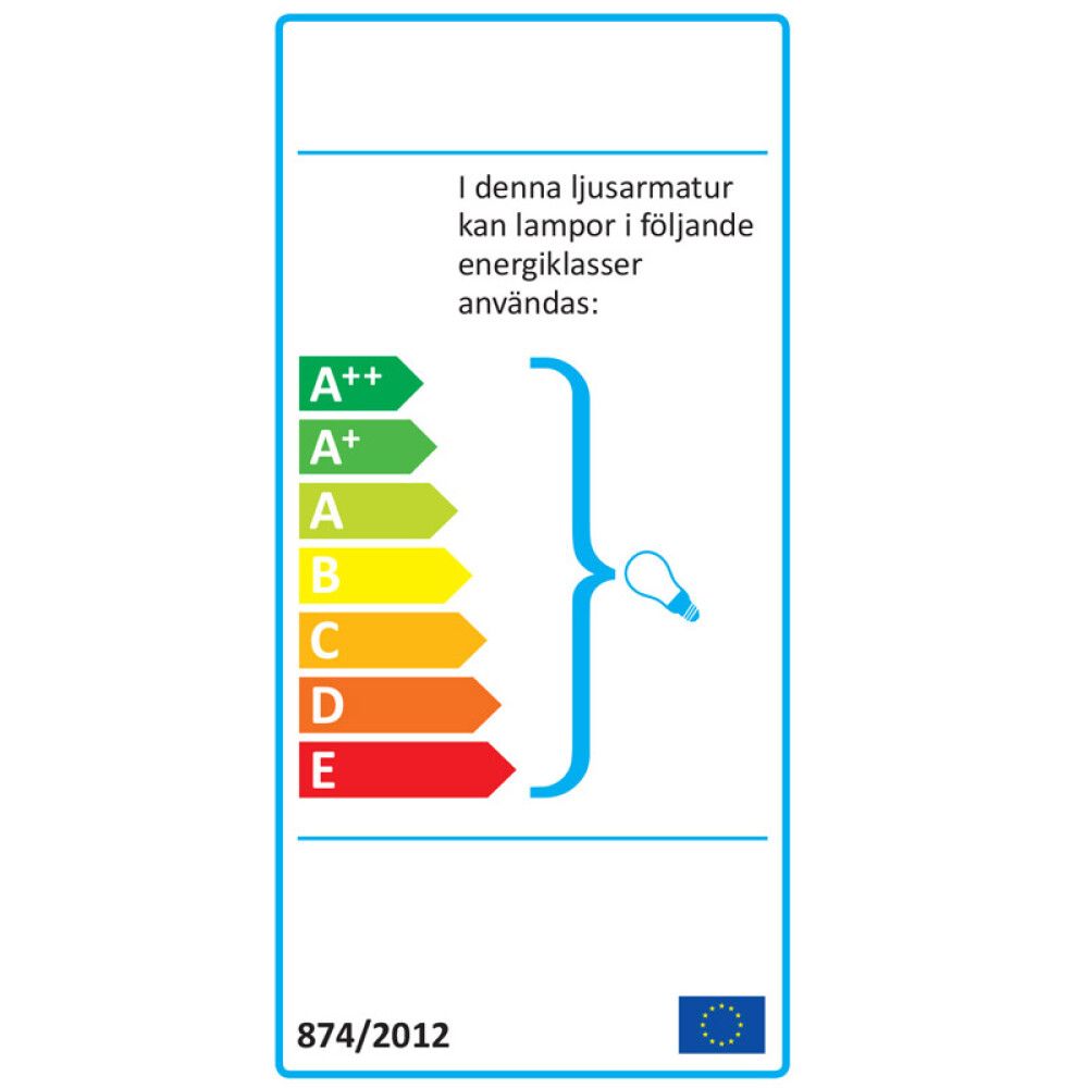 Hangandi ljós E27 Riso 40 Ø40 cm