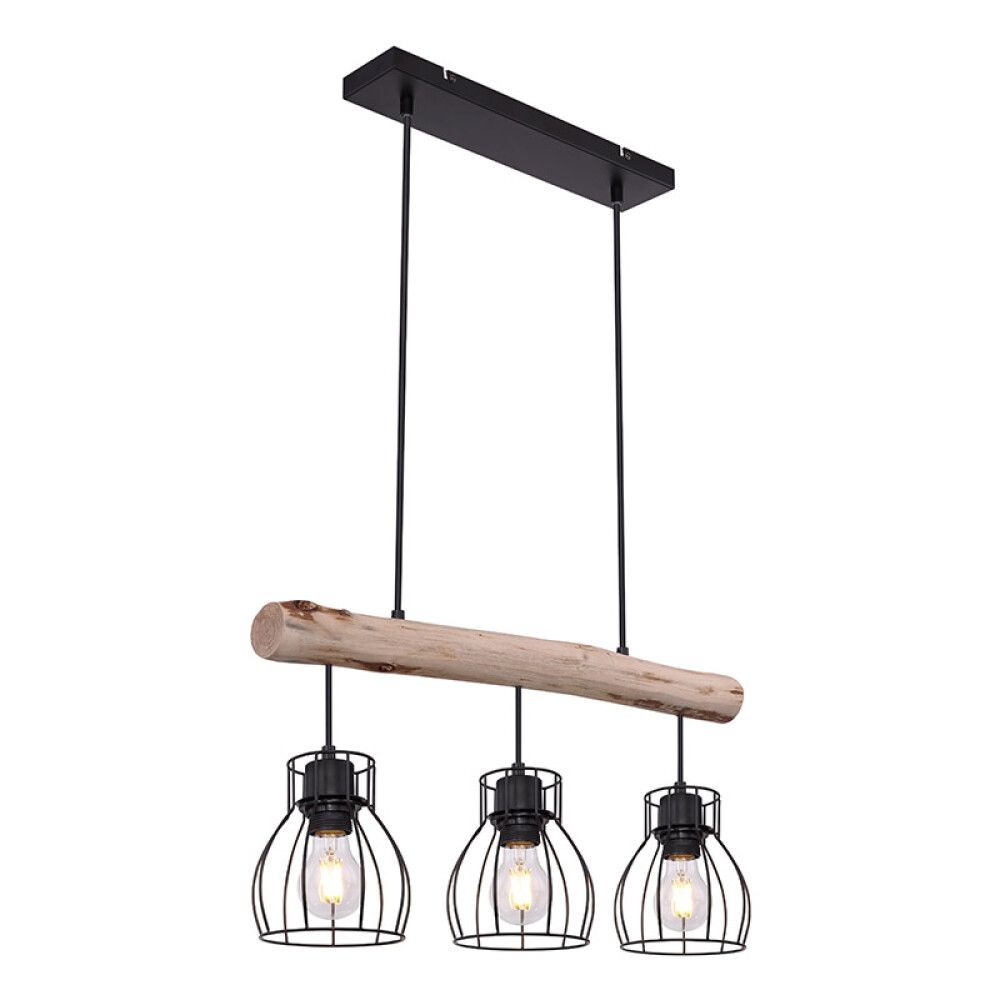 Hangandi ljós 3xE27 Mina Globo 60cm