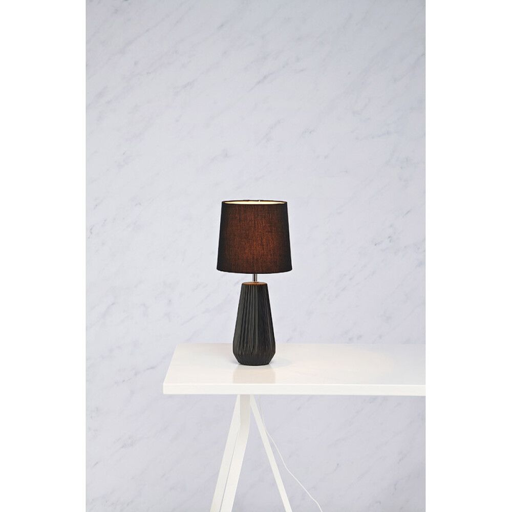 Borðlampi E14 Nicci 41 cm svart