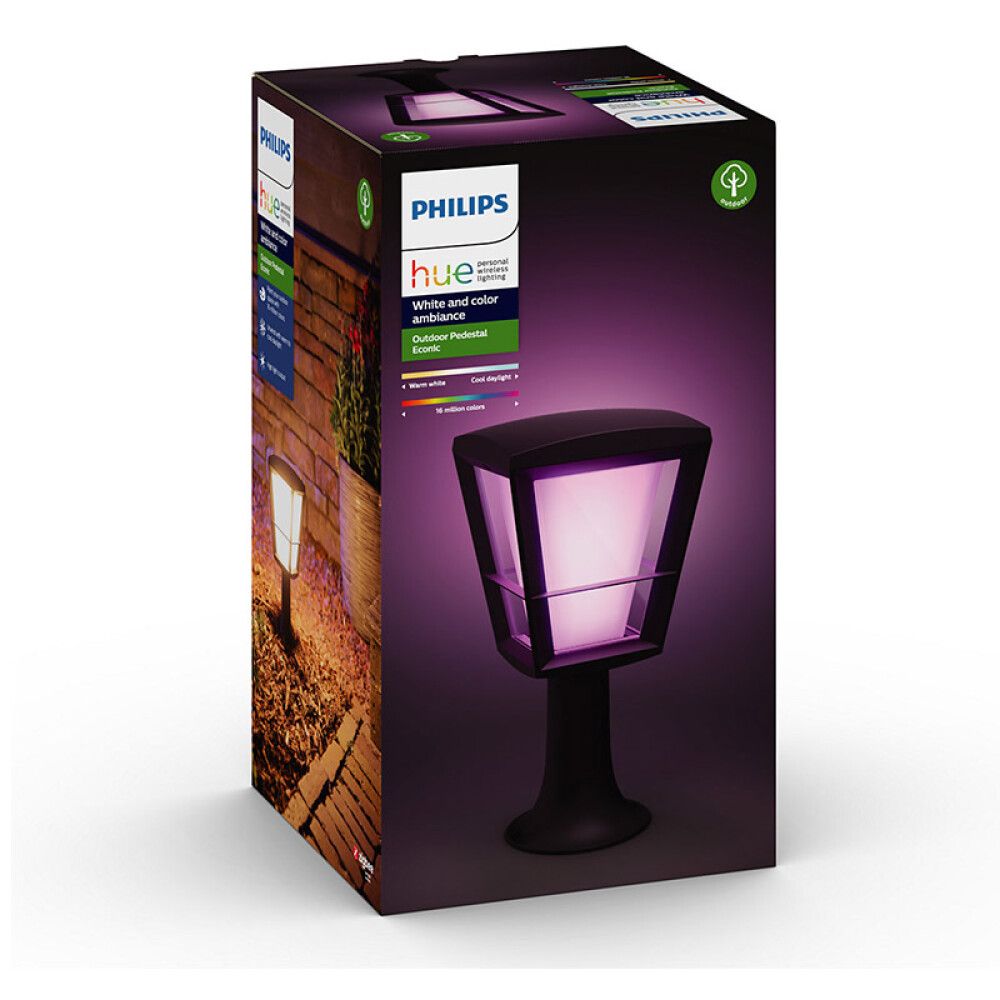 Garðljós LED Econic 15W Philips Hue 16x16 cm